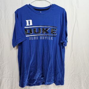 Duke Blue Devils Shirt Mens Large Blue NCAA Basketball Colosseum Tee